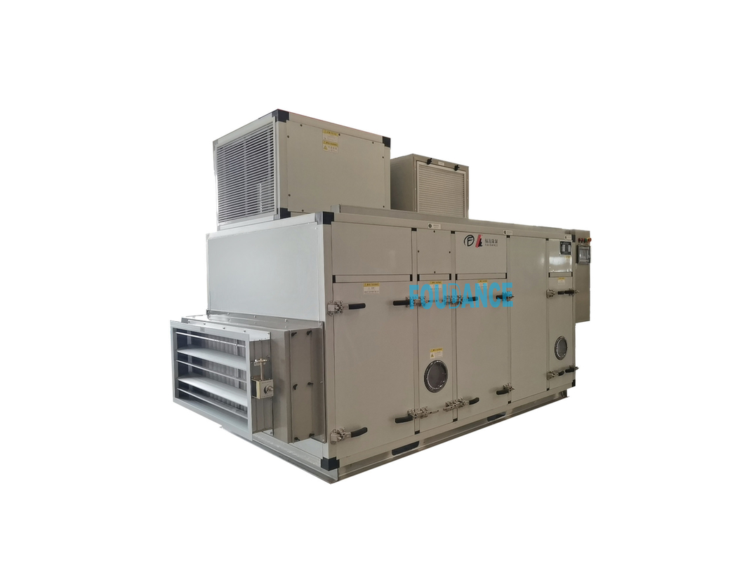 Deshumidificador de desecantes de control PLC de 8000 m3/h para la industria alimentaria