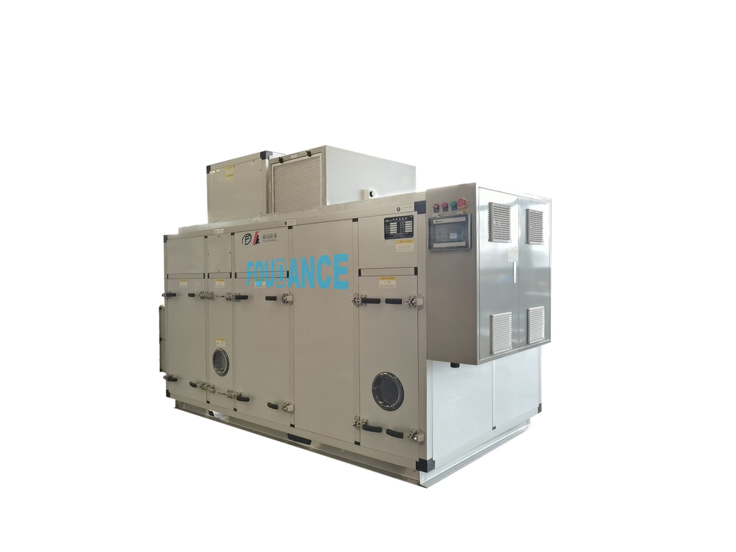 Deshumidificador de desecantes de control PLC de 8000 m3/h para la industria alimentaria