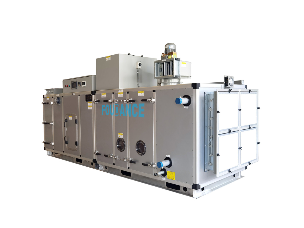 5000 m3/h Desumidificador de desecante HVAC Sistema automático de control HMI PLC para el control de humedad industrial