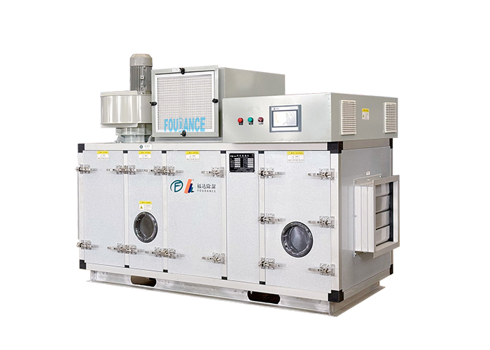 Deshumidificador de rotor de desecante industrial de control PLC totalmente automático con HMI