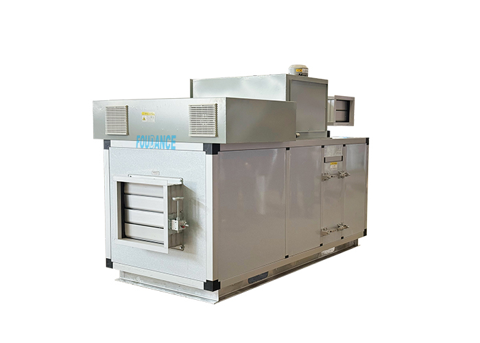 Deshumidificador de rotor de desecante industrial de control PLC totalmente automático con HMI