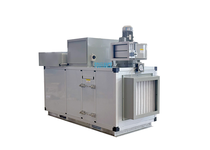 Deshumidificador de rotor de desecante industrial de control PLC totalmente automático con HMI